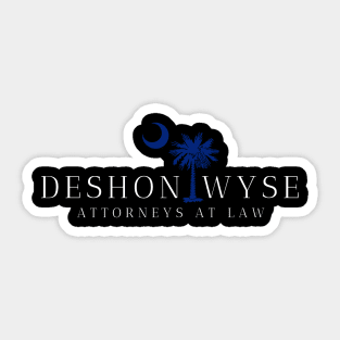 DeShonWyse alternate logo Sticker